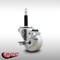Service Caster 3'' SS Nylon Swivel 3/4'' Expanding Stem Caster with Brake SCC-SSEX20S314-NYS-TLB-34 - alternate 3